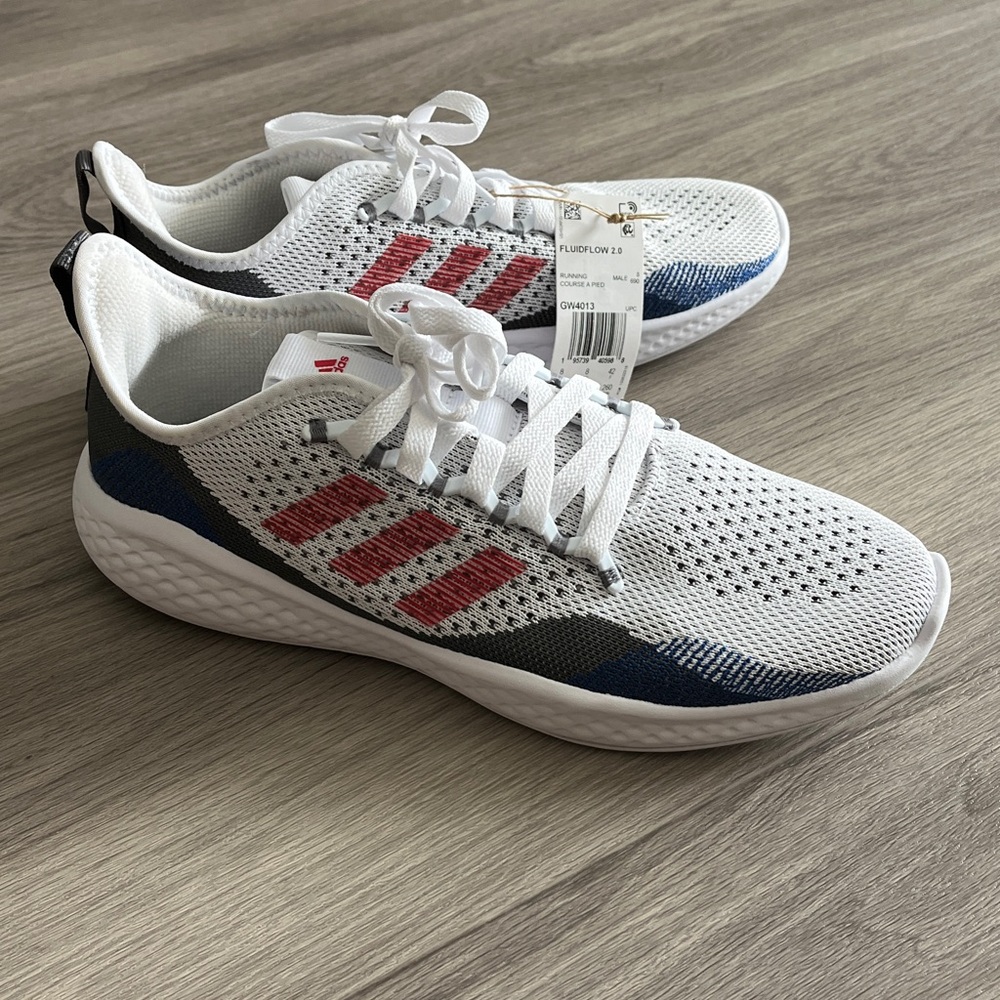 Adidas FluidFlow 2.0 Men’s 8.5 NEW WITH TAGS